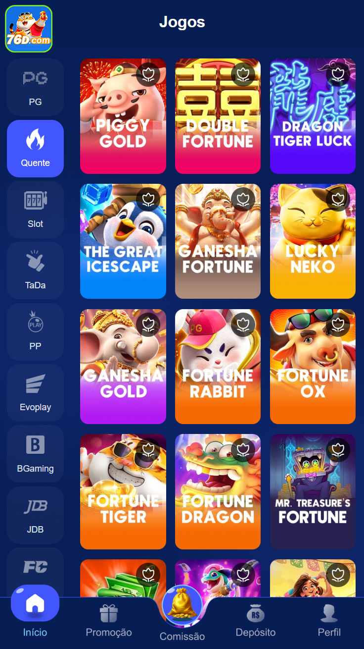 76d.com experimente premiado jogo